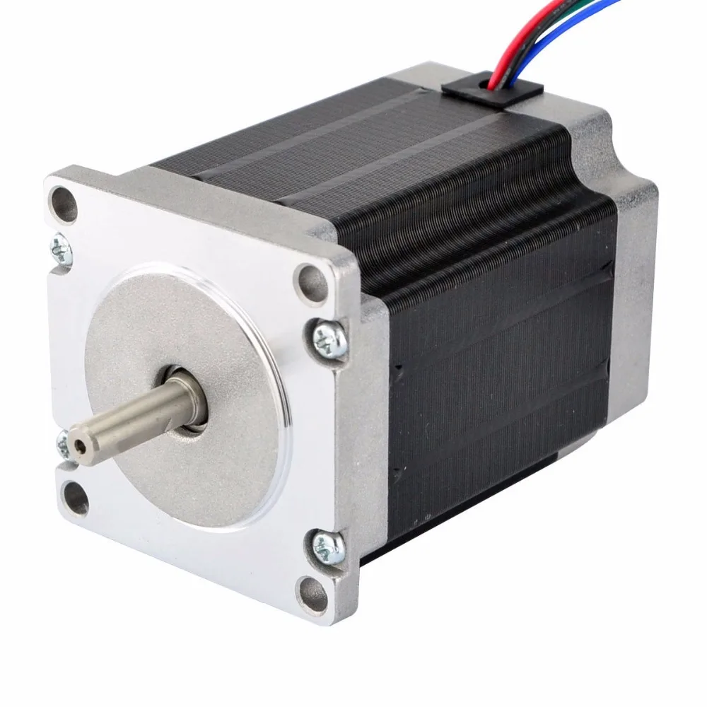 

Nema 23 stepper motor Bipolar 1.8deg 1.9Nm (269oz.in) 2.8A 3.2V stepper motor nema 23 57x57x76mm 4 Wires D-cut Shaft