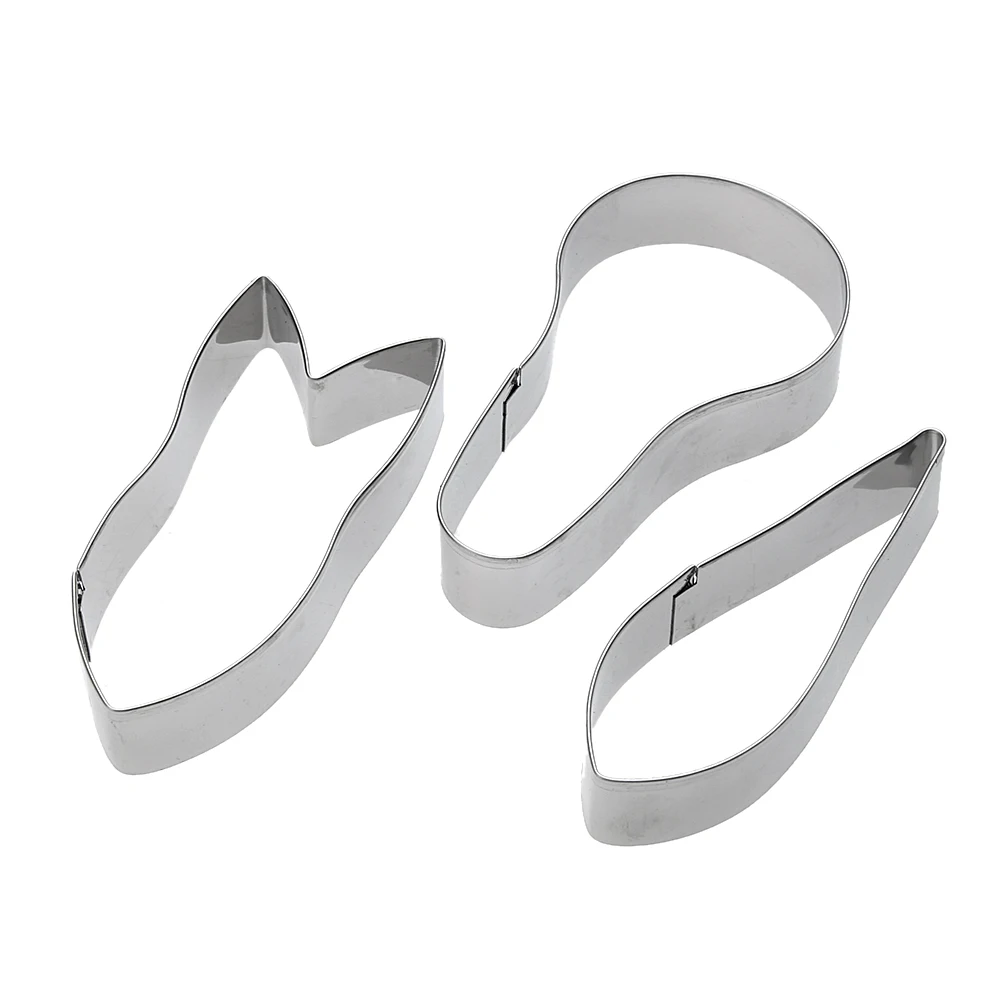 

3pcs/set Iris Flower Petal Cookie Cutter Fondant Cake Mold Decorating Tools Sugar Paste Baking Mould Kitchen Accessories