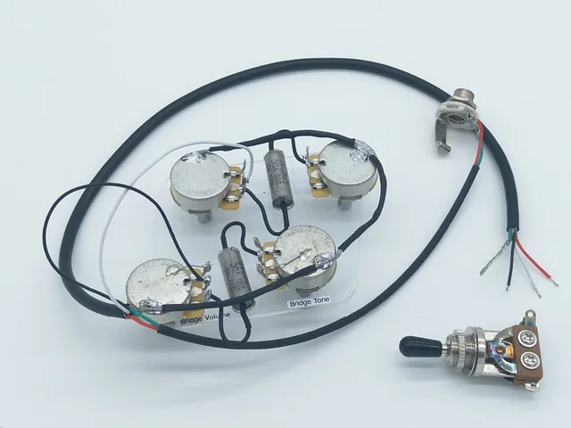 LP Electric Guitar Passive Pickup Wiring Harness ( 4x CTS 500K Pots ...
