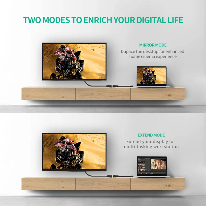 Ugreen hdmi мужской к DVI 24 + 5 женский конвертер mf адаптер поддержки 1080 P для твч