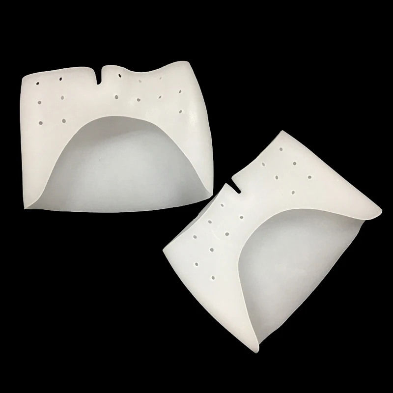1pair Silicone Foot Toe Separator Valgus Corrector Braces Orthopedic Bunion Correction Pedicure Socks Pain Relief Toe Pads