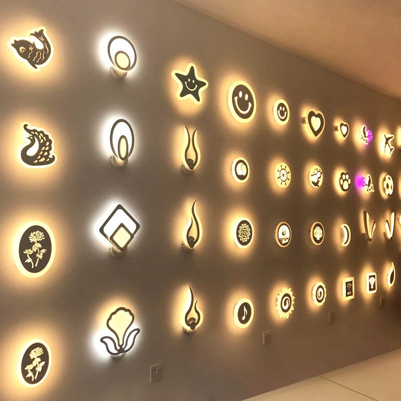 Billige Artpad Moderne Weiß Wand Lampe Grün Power Beleuchtung Schlafzimmer Wohnzimmer Hotel Küche Wand Led Licht Montiert Innen Lampe
