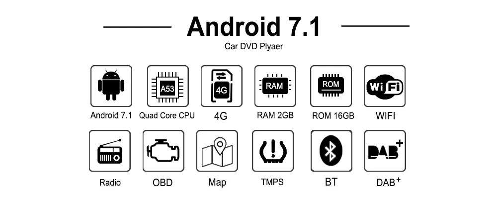 Discount 2G RAM Android7.1 support 4G WIFI Multilingual menu car multimedia player for ssangyong Kyron Actyon with gps navigator dvd 31