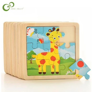 3D Wooden Puzzle Set 1