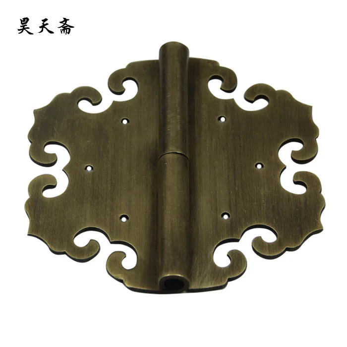 [Haotian vegetarian] new Chinese antique brass coat detachable door
