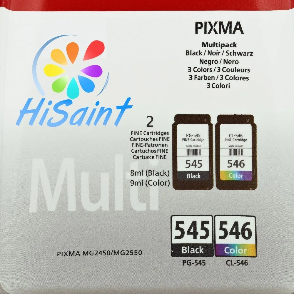 Hisaint для Canon PG-545 CL-546 картриджи PG 545 CL 546 для Canon PIXMA MX495 принтеры