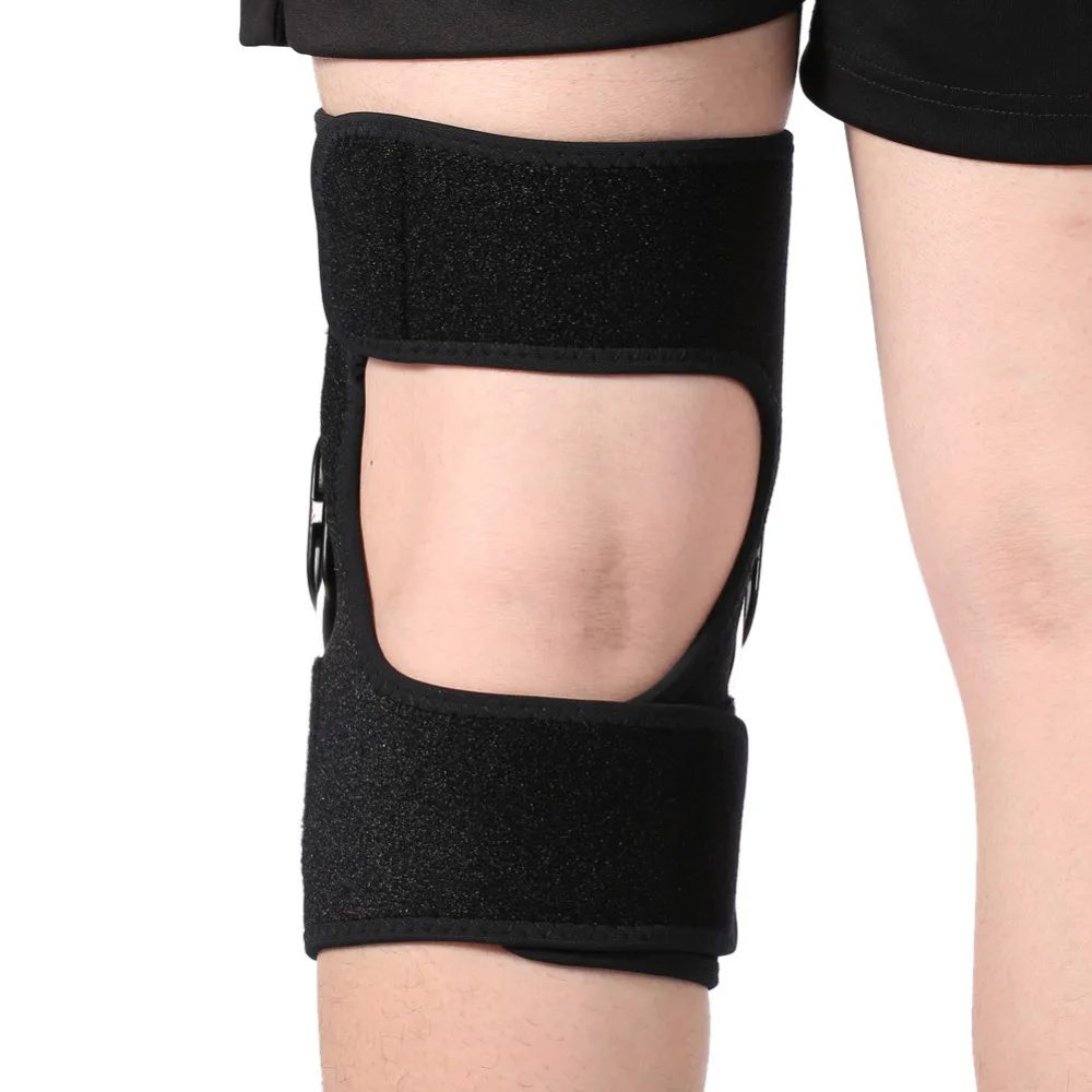Поглощение пота Удобный прочный 2 типа Новая мода Регулируемый спорт поддержка колена защитное Фиксирующее приспособление для ног Компрессионные Рукава
