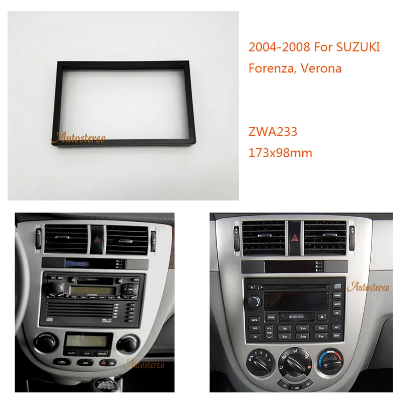 

Car DVD/CD Radio Stereo Fascia Panel Frame Adaptor Fitting Kit for CHEVROLET Lacetti,SUZUKI,BUICK Excelle
