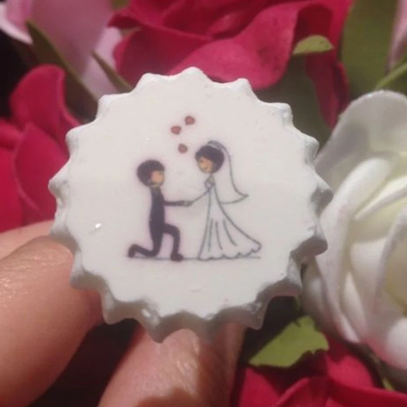 wedding sugar stamp sheet 1-6