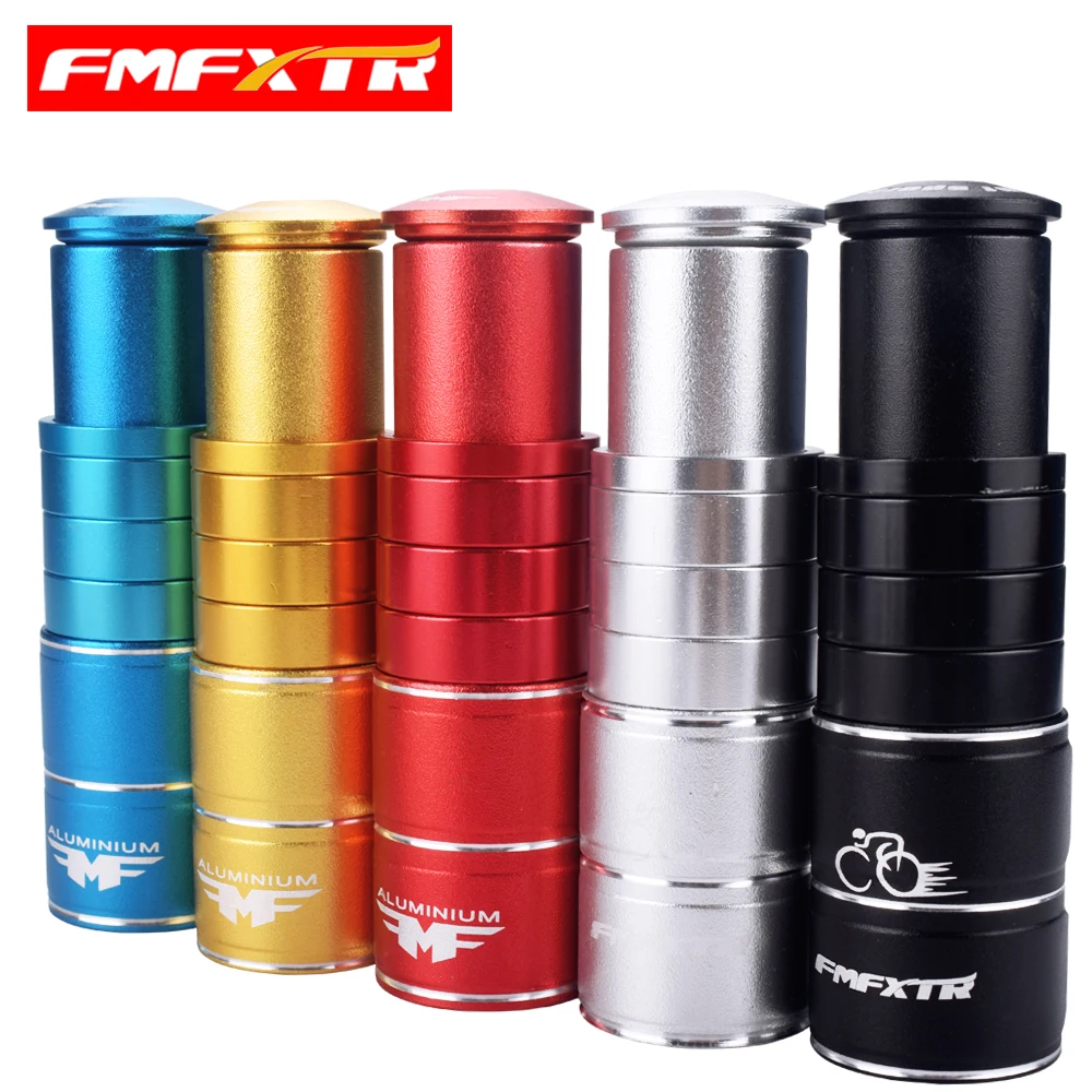 

FMFXTR Aluminum Alloy Bike Fork Stem Riser Extender Extension Bicycle Cycling Bike Stem Head Up Raiser Handlebar Riser Adaptor