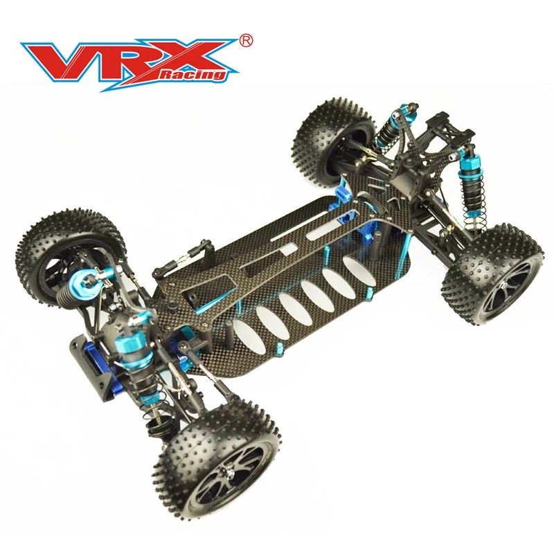 VRX Racing 1/10 scale SPIRIT PRO Багги роликовый комплект версия без электроники, с прозрачным корпусом