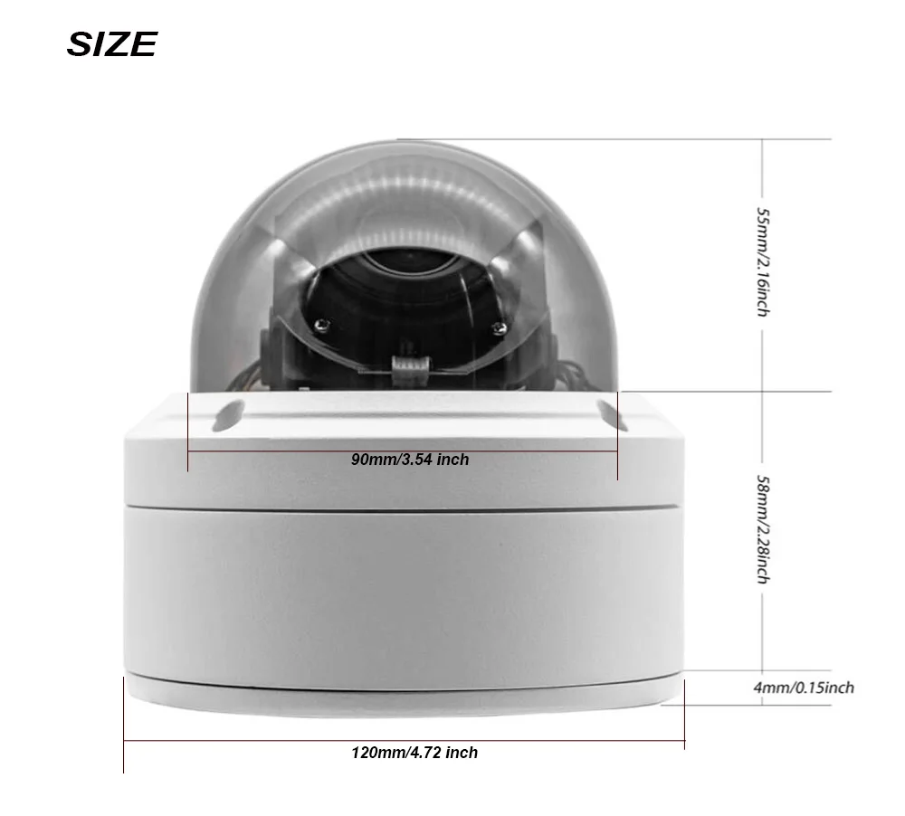 Esunstar 2," 4X Zoom 1080P 2MP Starlight wifi беспроводная наружная ИК PTZ IP камера SONY COMS ONVIF