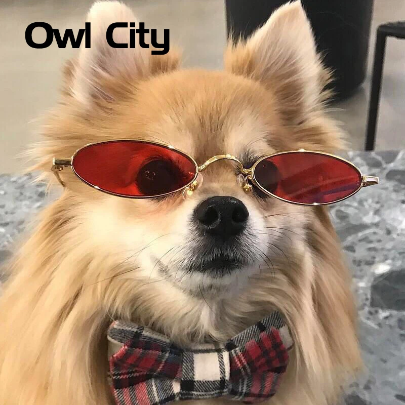 Женские Маленькие Круглые Солнцезащитные очки Owl City винтажные брендовые