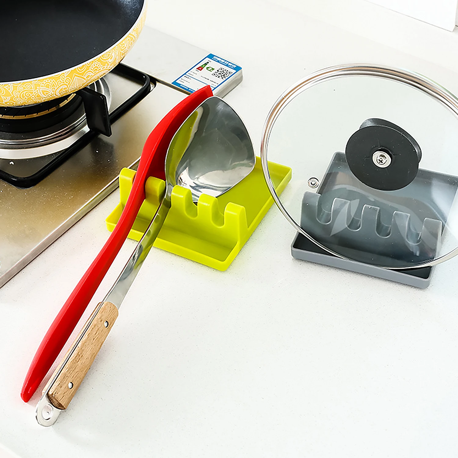 Behogar Многофункциональный практичный горшок ложка шпатель подставка вешалка для хранения Органайзер для домашний кухонный инструмент