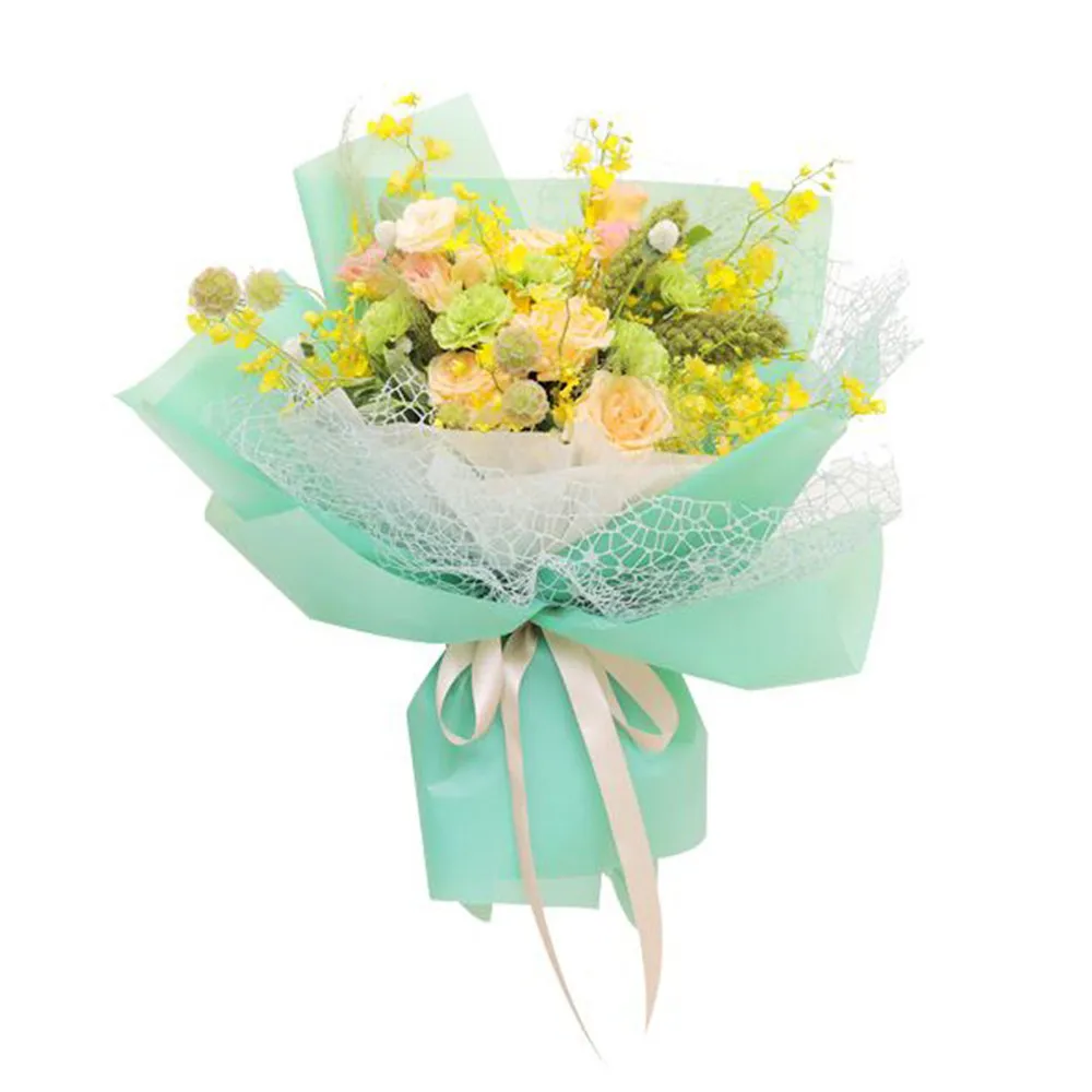 Оберточная сетка для цветов в рулонах букет цветов подарочная упаковка накидки с цветочным узором 50 см* 4,9 ярдов