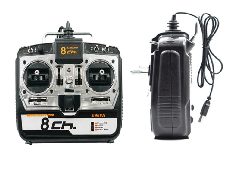Real 8CH RC симулятор полета поддержка G7 Phoenix 5 0 XTR вертолет с дистанционным