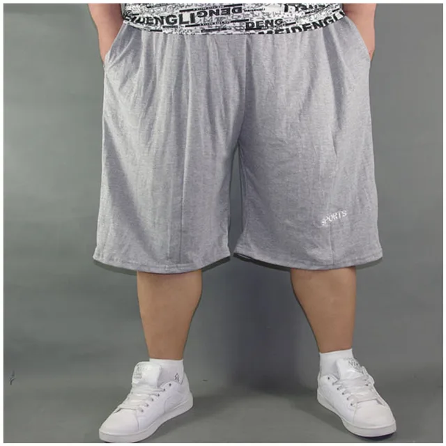 Extra Big Plus Size 7xl 8xl 9xl Men's Shorts Solid Baggy Sweatpants