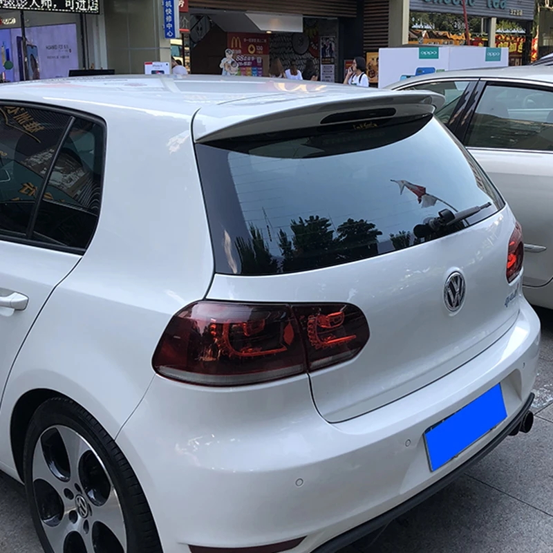 Для volkswagen golf 6 спойлер 2010-2013 модель golf 6 светильник высокого качества ABS Материал заднее крыло праймер цветной спойлер