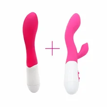 YEMA 2 PCS/Set Finger Dildo Vibrator&3 Color Dual Vibrator Female Masturbator G Spot Sex toy for Woman Sex Machine Sex Products