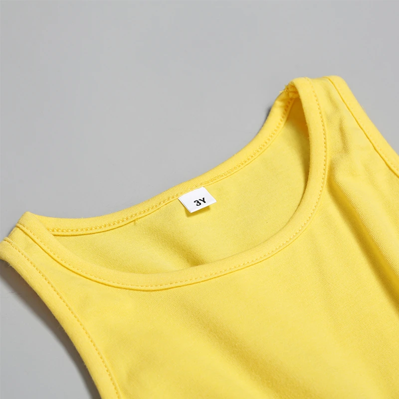 Summer Casual Dress Mother And Daughter Clothes Sleeveless Sun flower Mother Daughter Dresses For Holiday Beach Dress