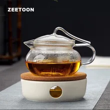 Короткая теплая чайная плита, Нагреватель свечей, подогреватель кофе, молока, подсвечник, аксессуары для чайной посуды/Подставка для чайника, подставка, керамическая полка, нагреватель