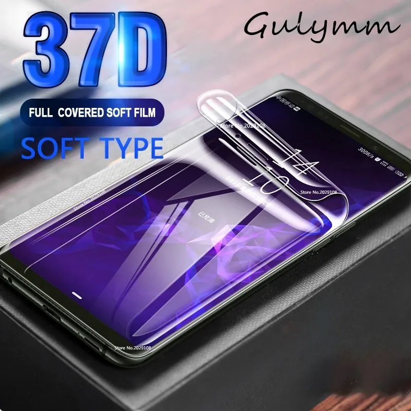 Изогнутая мягкая Гидрогелевая пленка 37D для Samsung Galaxy A 90 80 70 60 50 40 30 20 A81 Защита