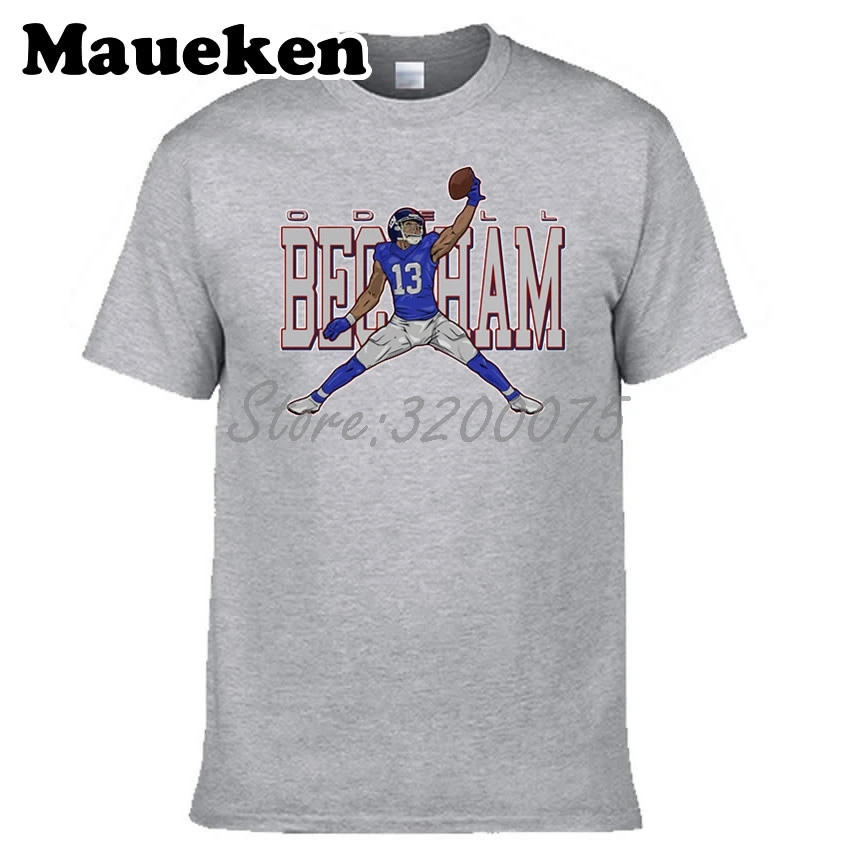 Мужская футболка Odell Beckham JR 13 Jordan New York с круглым вырезом W17083002|t shirt men|jordan t-shirtt |