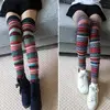 Réchauffeurs de jambes en laine tricoté à la main, poignets noirs gris, mieux que les cuisses, Leggings de botte Extra longs, minces, pour femmes en hiver ► Photo 3/3