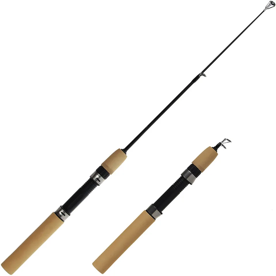 60CM/80CM/100CM Portable Pocket Winter Ice Fishing Fish Rod