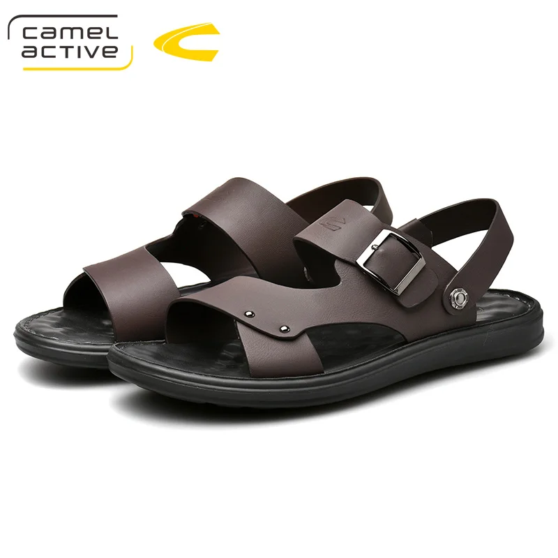 

Camel Active 2019 New Genuine Leather Quick-Dryin Sandals Summer Quality Casual Sneakers Anti-Slippery Outdoor Beach Shoes 19290