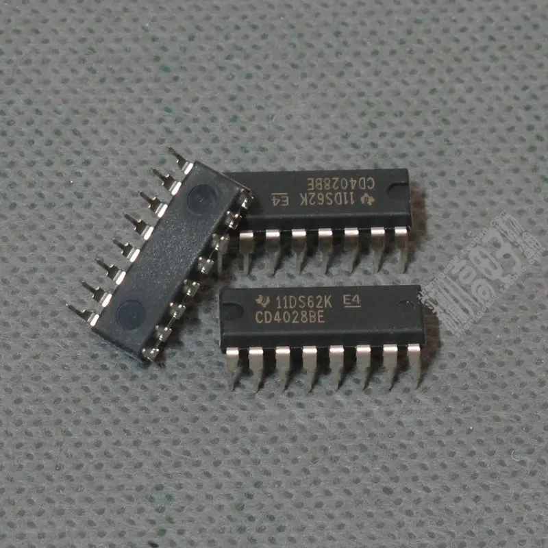 Original import CD4028BE decimal decoder decoder CD4028 DIP16 brand new ...