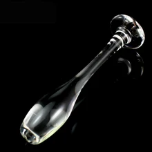 Big Head Glass Dildos Anal Crystal Penis Sex Toy G-spot Stimulator Erotic Product Female Masturbator Pleasure Wand Dong for Men