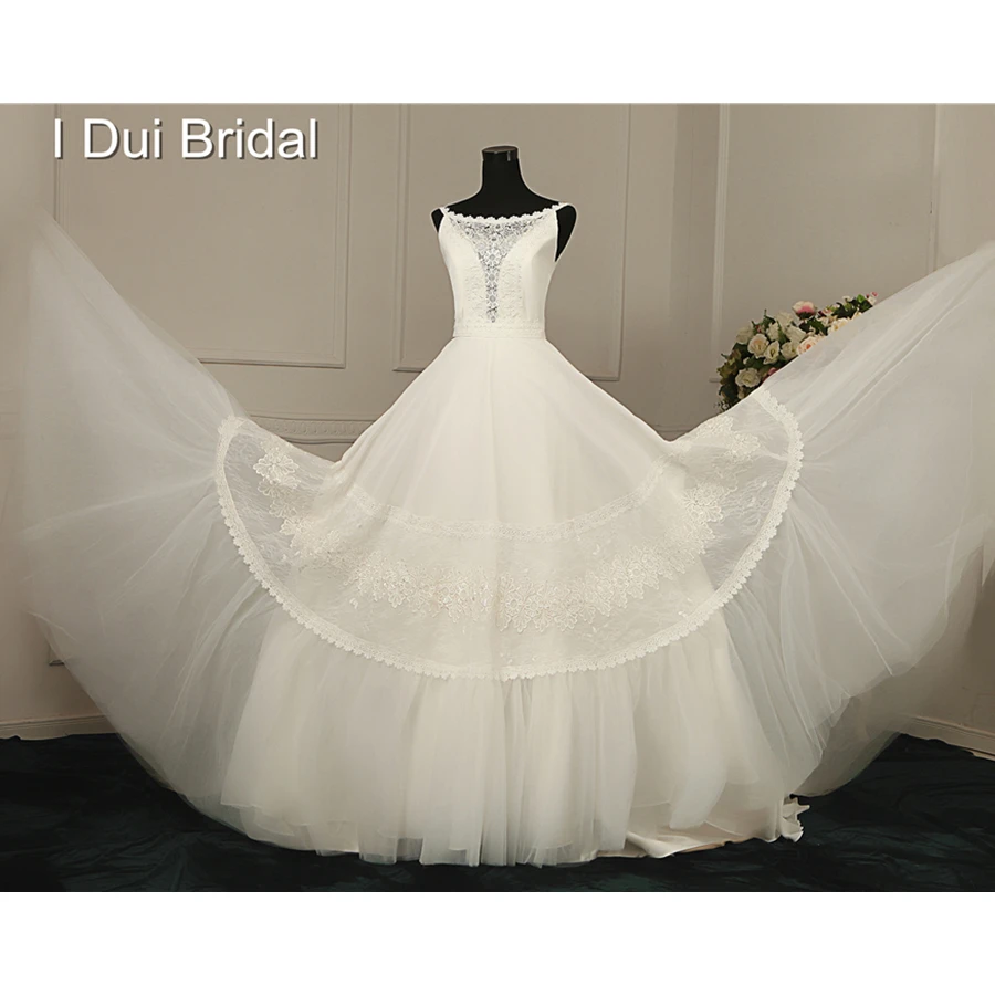 ТРАПЕЦИЕВИДНОЕ кружевное, с аппликациями, из тюля уникальный свадебный дизайн платья изготовленный на заказ настоящая фотография