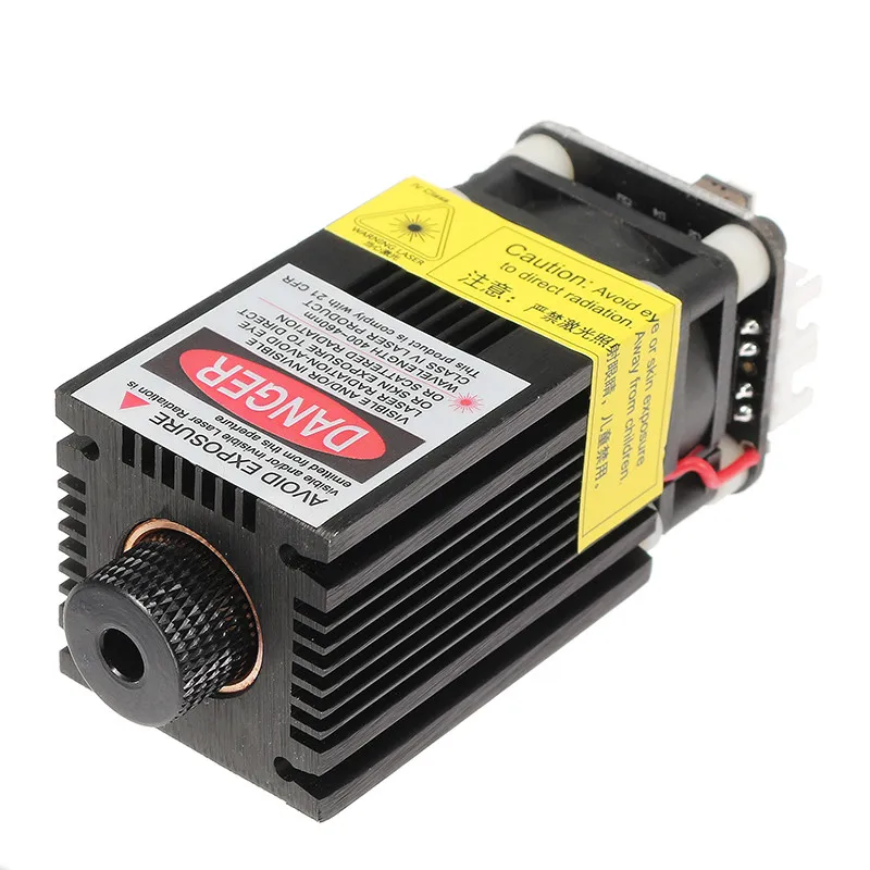 

FB03-1600 1600mW Blue Violet Engraving Laser Module 2.54-3P TTL/PWM Modulation For EleksMaker