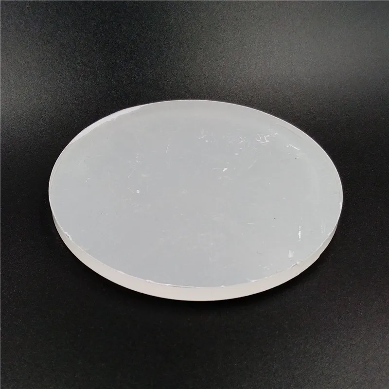 60 мм Диаметр круглые акриловые прозрачные основы глина скульптура Глина Инструменты толщина 5 мм