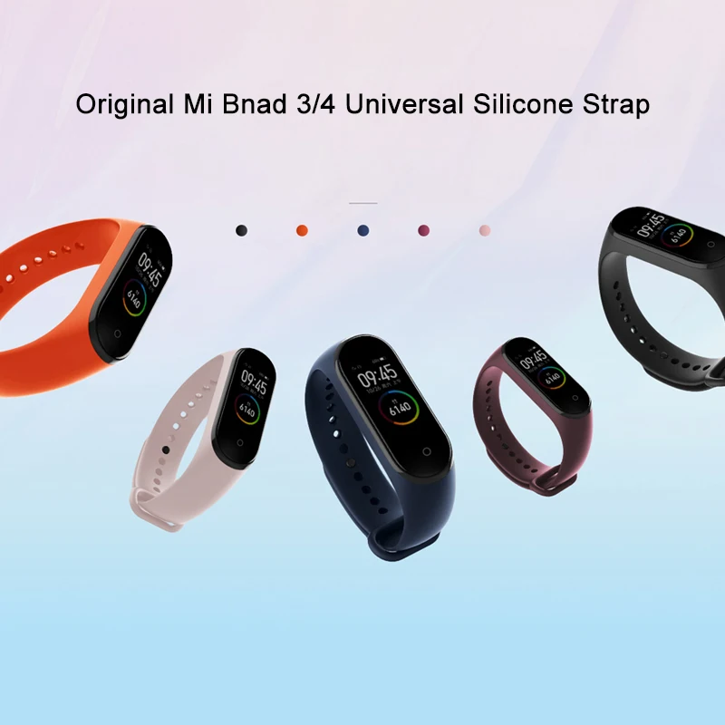 Цветной силиконовый mi Band 3 ремешок для Xiaomi mi Band 3 4 браслет для mi Band 3 4 NFC Замена