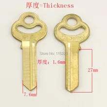 A129 с канавкой справа слесарный keymother латунь дом дверь с отверстием заготовки ключей ключи