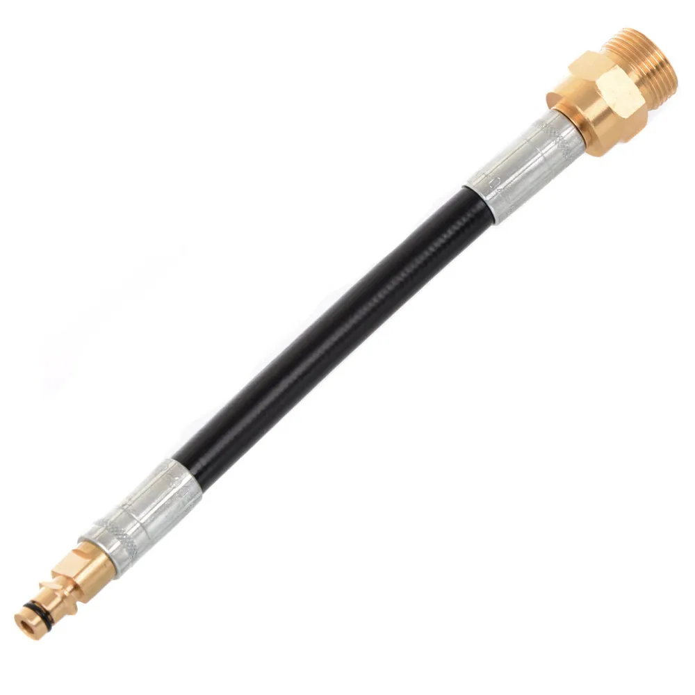 Mangueira de Extensão Mangueira de Limpeza de Alta Máquina de Lavar Bordas do Canal Máquina de Lavar de Mangueira com 2 Trançado Pressão Carro de Mangueira com 2 Bico Drenos-purificação 15m 1 - 4 6 Automóveis e motos