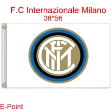 Italy FC Internazionale Milano 3ft*5ft (90*150cm) Size Christmas Decorations for Home Flag Banner Type A Gifts