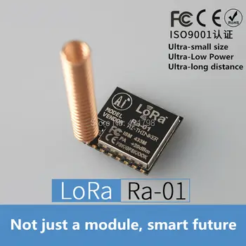 

LoRa Series Ra-01 / Spread Spectrum Wireless Module / Ultra-10KM / 433M / RF Chip SX1278 / IOT Artificial Intelligence