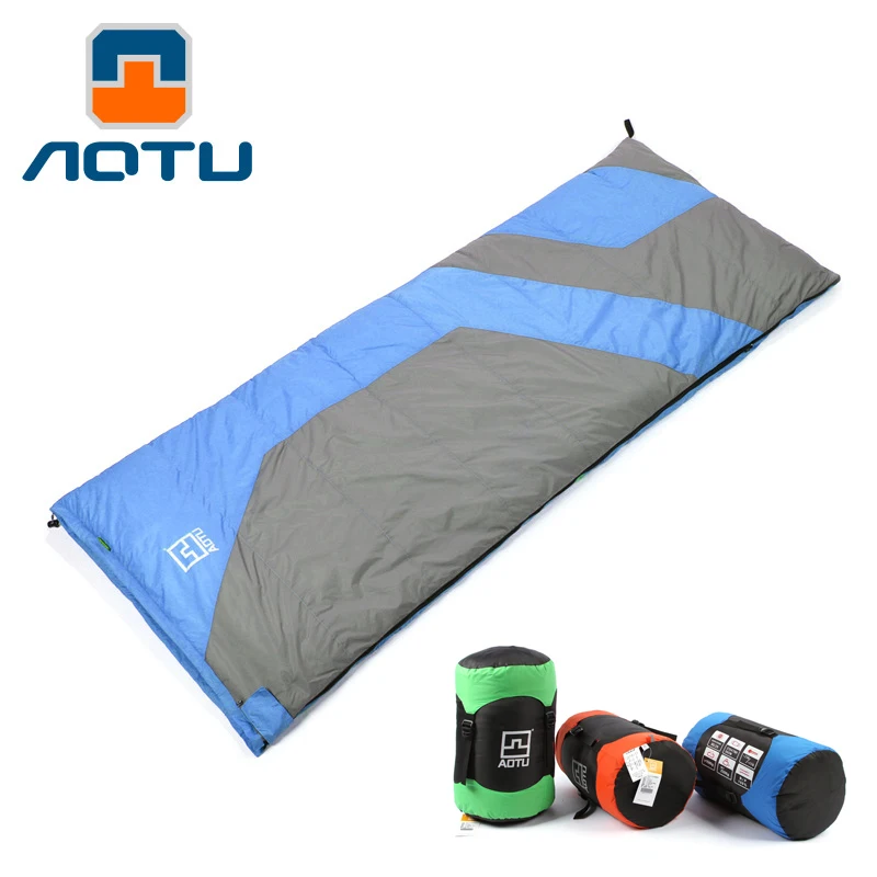 

Lengthened Ultralight Envelope type White Goose Down Camping Hiking Outdoor Sleeping Bags Can be spliced 215X78cm Winter camping