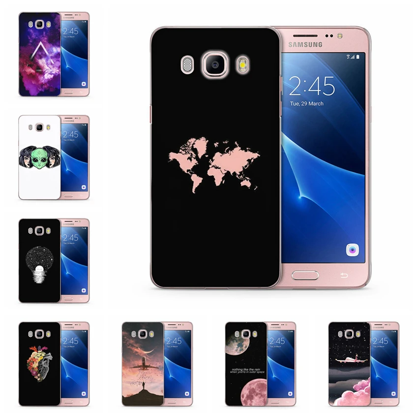 Case For Samsung Galaxy A3 A5 2016 2015 2017 prime J1 J3 J5 J7 TPU Colorful landscape Soft Painted Design Cover Fundas N138 |