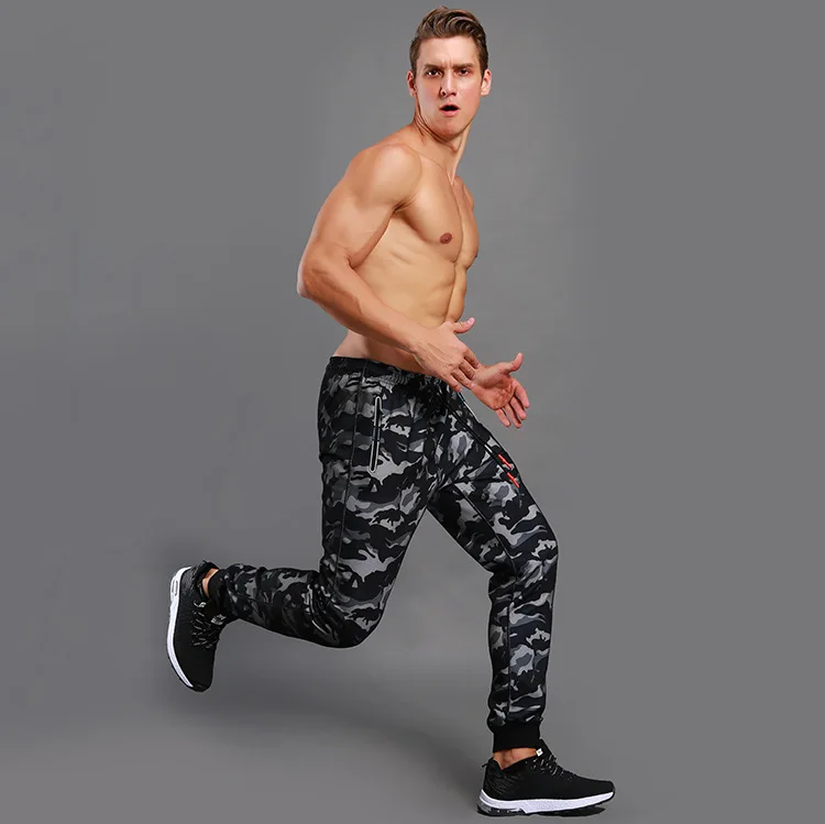 Осенне-зимние мужские спортивные штаны для бега, спортивные брюки для бега, футбола баскетбольный спортзал, спортивные штаны с карманами на молнии