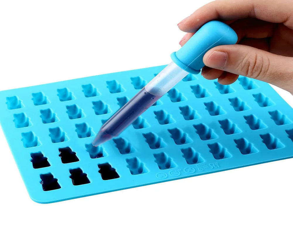 

Candy Silicone Molds & Ice Cube Trays 3 Pack Bear Gumdrop Jelly Chocolate Soap Kitchen Tool Dropshipping D30 Apr25