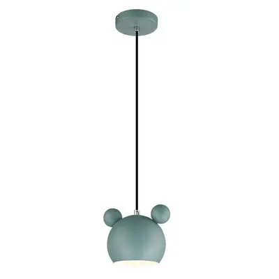 Милая подвеска «Микки мауз», металлическая подвесная светодиодная лампа, железная подвесная, лампа для детской спальни, милый подарок для детской лампы - Цвет корпуса: Blue