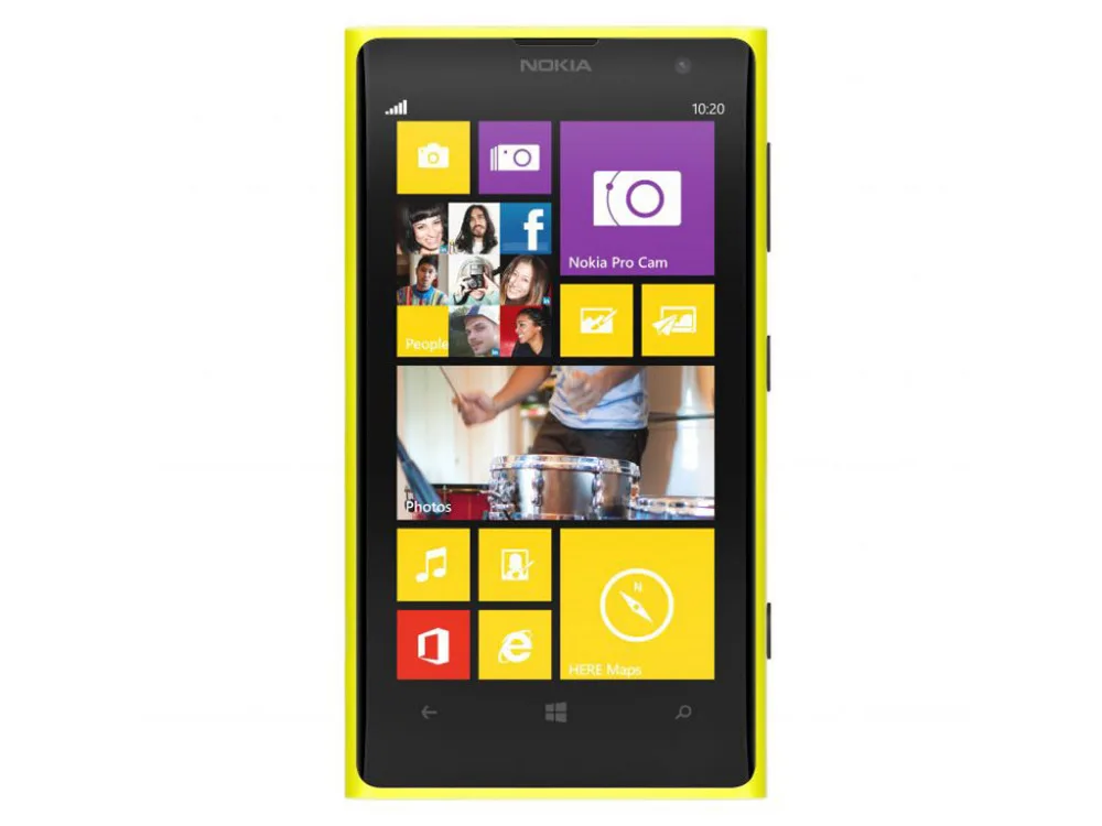 Image Original Phone Nokia lumia 1020 Windows phone 2GB 32GB Camera 41MP GPS Wifi 4.5 inch Screen Unlocked Lumia 1020 mobile phone