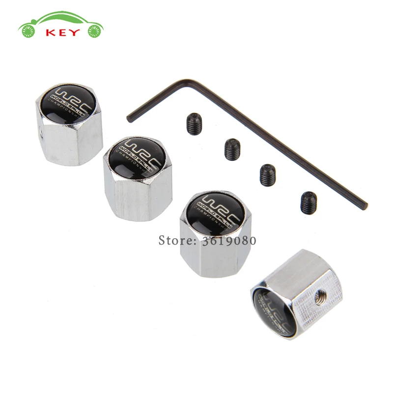 

Metal Car Styling Tire Stem Valve Caps Auto Wheel Air Covers for WRC Logo for Merceeds Benz w204 Ferrari Hyundai Peugeot Skoda
