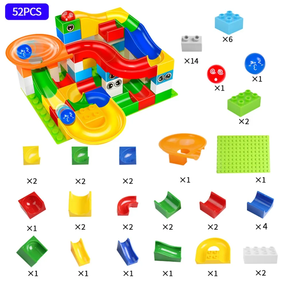 

Building Blocks Construction Race Run Maze Balls Educational Bricks