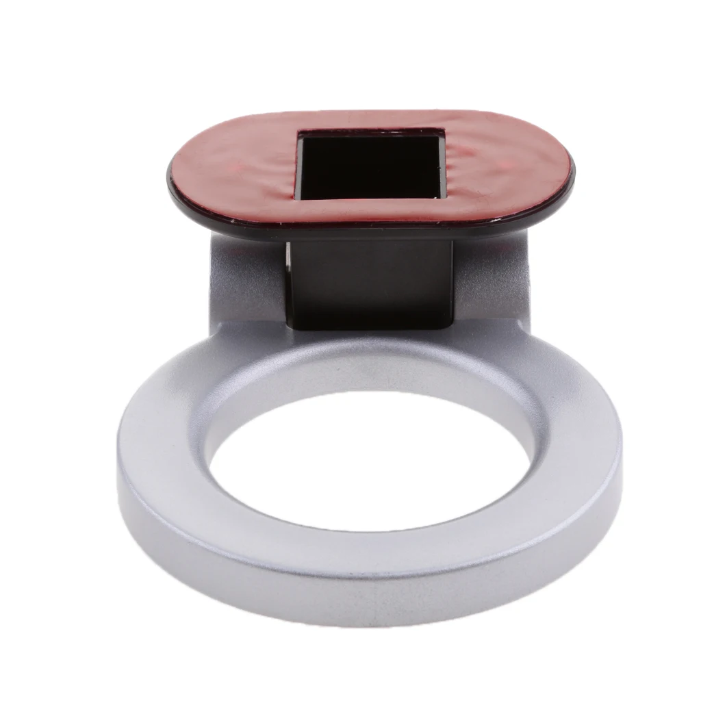 Racing Tow Hook Ring for Car SUV Front Rear Bumper Decoration ONLY ABS Plastic Apply Onto Bumper
