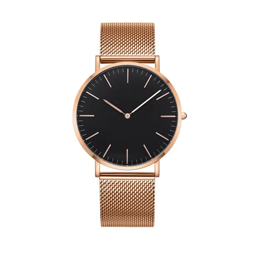 Оригинальные кварцевые часы Xiaomi Mijia TwentySeventeen серии, повседневные деловые наручные часы для женщин и мужчин, водонепроницаемые парные кварцевые часы - Цвет: Gold